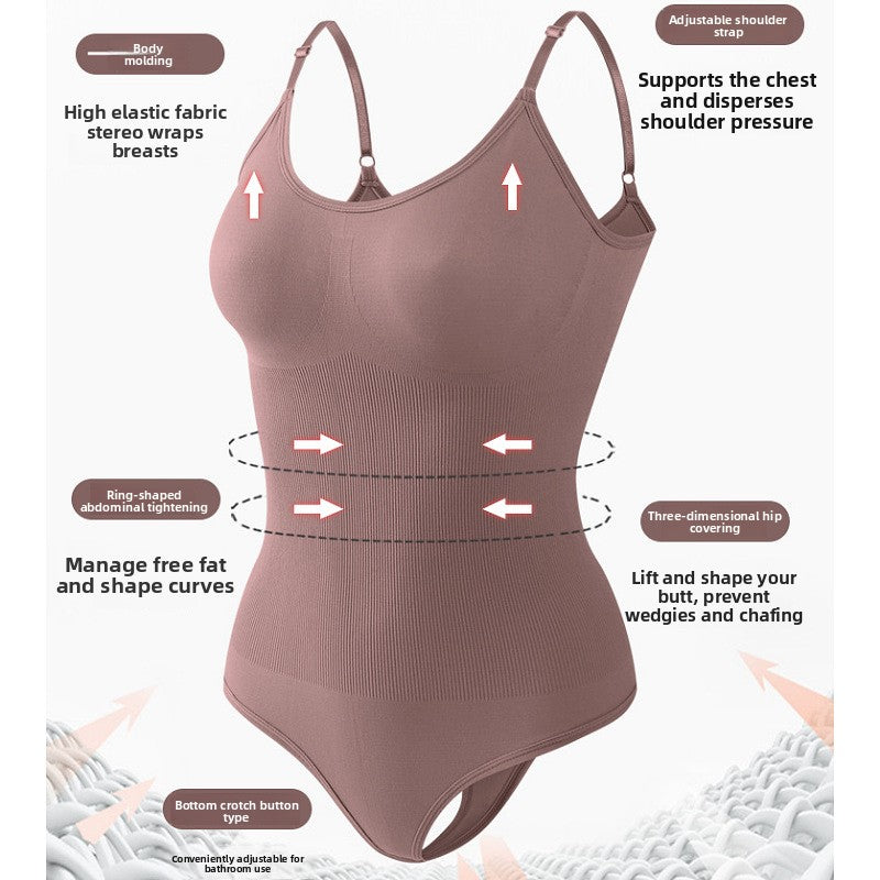 Women's Seamless Shapewear Bodysuit Tummy Control